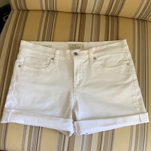 Lucky Brand white denim shorts